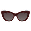 Bordeaux Acetate SunglassesSUNGLASSES SALVATORE FERRAGAMO WOMEN SF1022S-603 (Lens/Bridge/Temple) 53/18/145 mm.Material: ACETATE.Colour: BORDEAUX.Measures (Lens/Bridge/Temple): 53/18/145mm.Gradient brown.UV filter 2Bordeaux Acetate Sunglasses${tagsSalvator