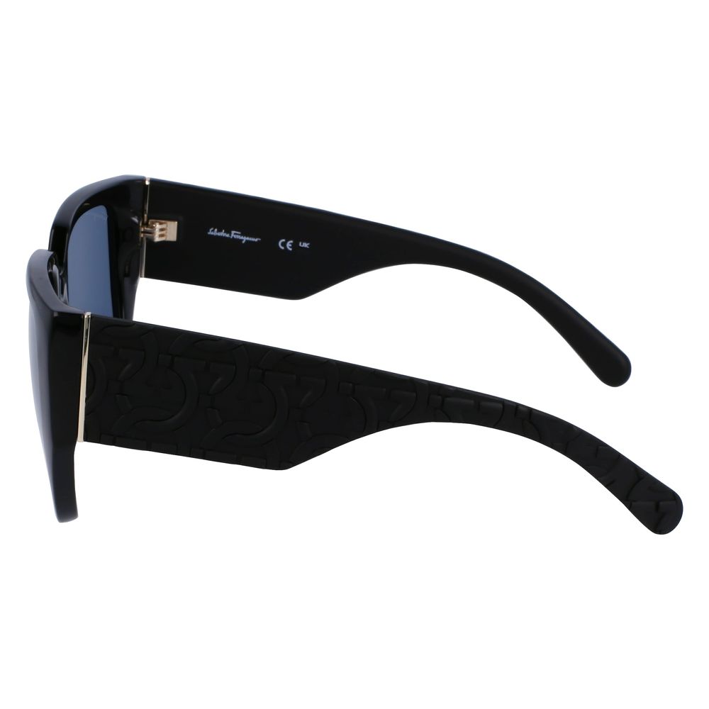 Black Bio Injected SunglassesSUNGLASSES FERRAGAMO WOMEN SF1088SE-001 (Lens/Bridge/Temple) 57/16/140 mm.Material: BIO INJECTED.Colour: BLACK.Measures (Lens/Bridge/Temple): 57/16/140mm.BLACK.CATEGORY-3Black Bio Injected Sunglasses${tagsFerragamoAulae Black