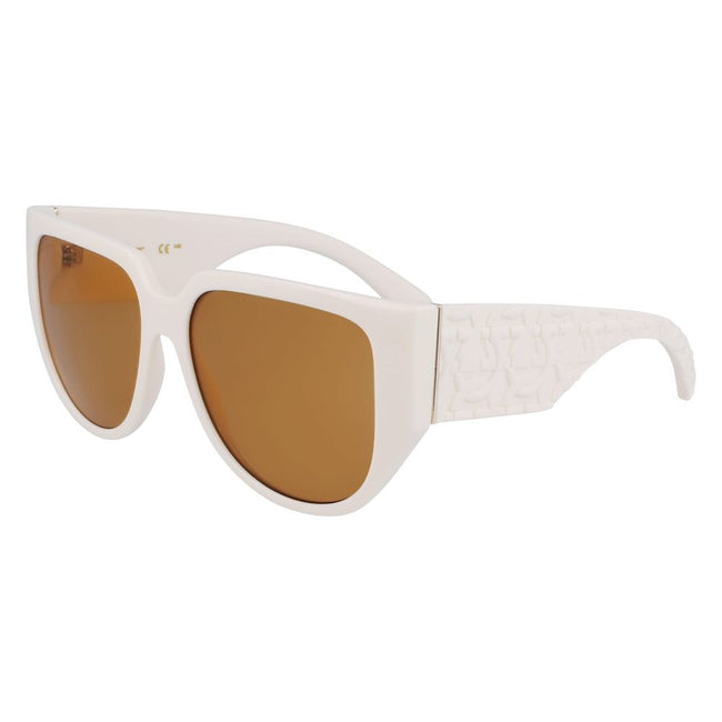 White Bio Injected SunglassesSUNGLASSES FERRAGAMO WOMEN SF1088SE-103 (Lens/Bridge/Temple) 57/16/140 mm.Material: BIO INJECTED.Colour: WHITE.Measures (Lens/Bridge/Temple): 57/16/140mm.BLACK.CATEGORY-2White Bio Injected Sunglasses${tagsFerragamoAulae White