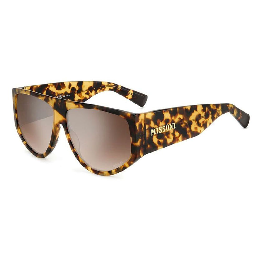 Multicolor Acetate SunglassesSUNGLASSES MISSONI WOMEN MIS0165SP65 (Lens/Bridge/Temple) 61/18/145 mm.Material: ACETATE.Colour: MULTICOLORED.Measures (Lens/Bridge/Temple): 61/18/145mm.BROWN.CATEGORY 3Multicolor Acetate Sunglasses${tagsMissoniAulae Multicolo