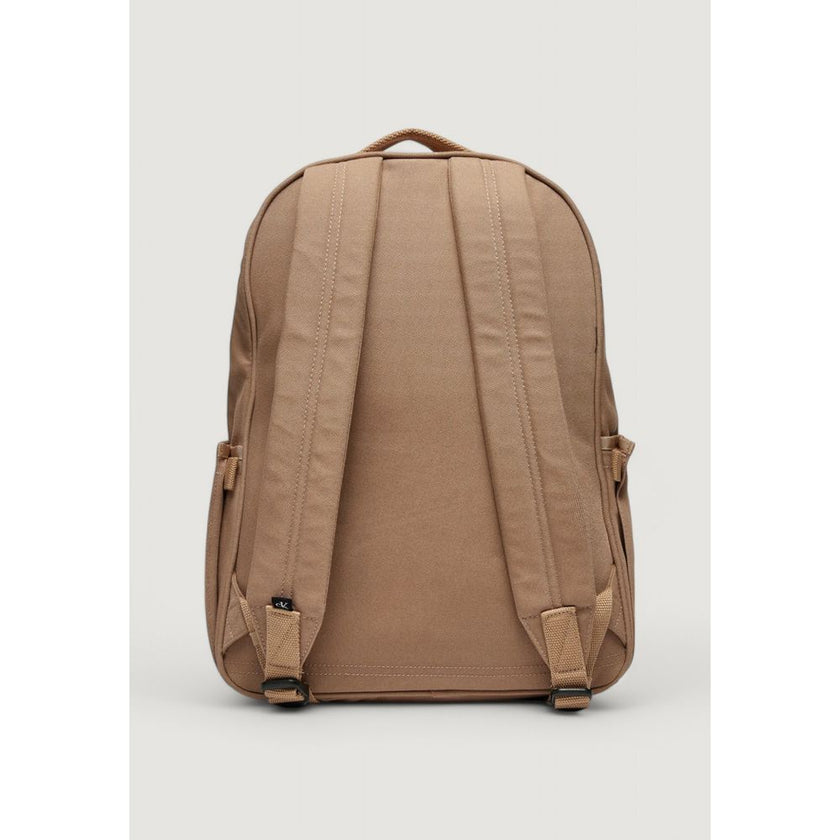 Beige Recycled Polyester BackpackDiscover the Calvin Klein SPORT ESSENTIALS CAMPUS backpack, an essential accessory for the modern man. Made from 100% recycled polyester, this backpack combines sustainability with style. The sleek design features a zipper