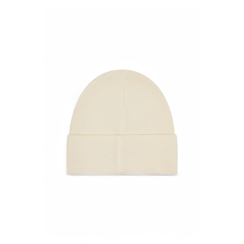 Cream Recycled Polyester Cap (Baseball Hat)Discover the MONOGRAM EMBRO beanie by Calvin Klein, a chic and versatile accessory for any outfit. Made from 100% recycled polyester, this beanie not only provides exceptional comfort but is also a sustainable ch