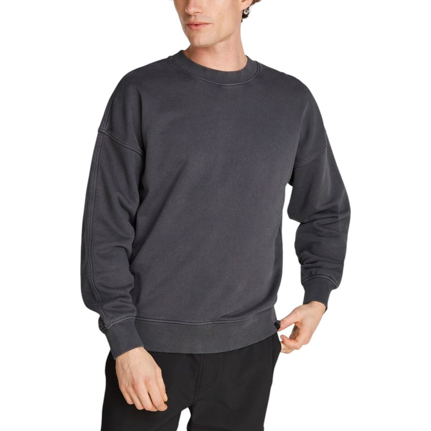 Gray Cotton SweatshirtDiscover the Calvin Klein Jeans WASHED HEAVY CREW NE J30J326687 sweatshirt for men, a clothing piece that combines style and comfort. Made from 80% cotton and 20% recycled cotton, this sweatshirt feels soft to the touch and is enviro