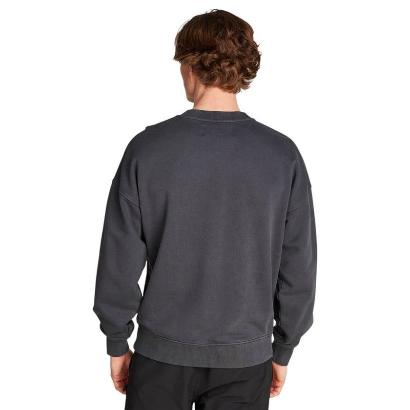 Gray Cotton SweatshirtDiscover the Calvin Klein Jeans WASHED HEAVY CREW NE J30J326687 sweatshirt for men, a clothing piece that combines style and comfort. Made from 80% cotton and 20% recycled cotton, this sweatshirt feels soft to the touch and is enviro