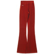 Red Cotton Athletic PantsDsquared2 High Waist Flared Sweat Pants. Made of plush fabric, high waist, elastic waistband, contrasting printed logo on the side, wide bottom (30 cm). Composition: 100% Cotton-Sku inside:24GIU74Red Cotton Athletic Pants${tagsDsq