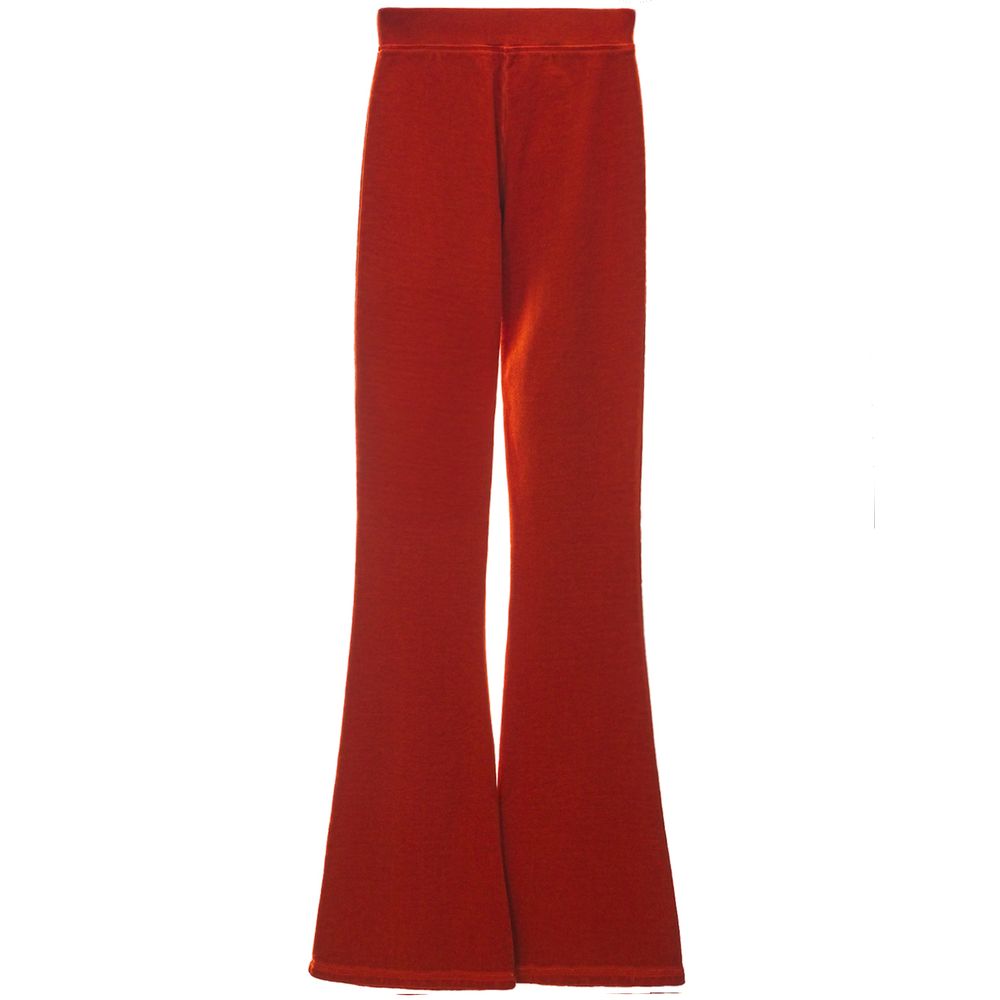 Pantalon de sport rouge en coton
