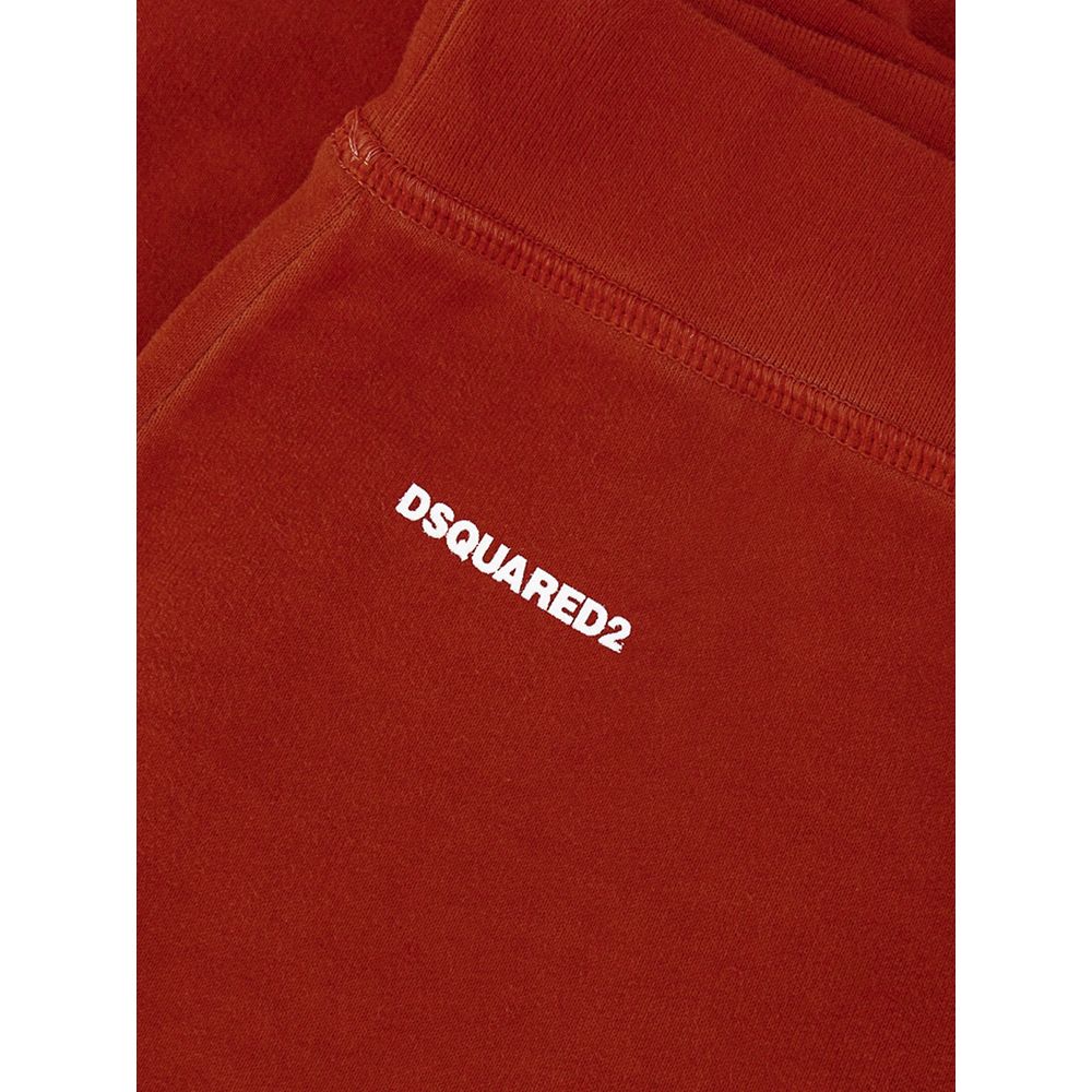 Pantalon de sport rouge en coton