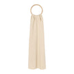 Cream Recycled Polyester ScarfDiscover the Calvin Klein MONOGRAM EMBRO SCARF K60K612659, a stylish and versatile accessory perfect for completing any outfit. Made from 100% recycled polyester, this scarf not only adds a touch of elegance but is also an ec