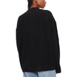 Black Polyester SweaterDiscover the Calvin Klein Jeans TEXTURED LOOSE SWEAT J20J224636 women’s sweater, an essential piece for your winter wardrobe. Made from a blend of 58% polyester, 40% wool, and 2% elastane/lycra, this sweater offers unmatched softnes