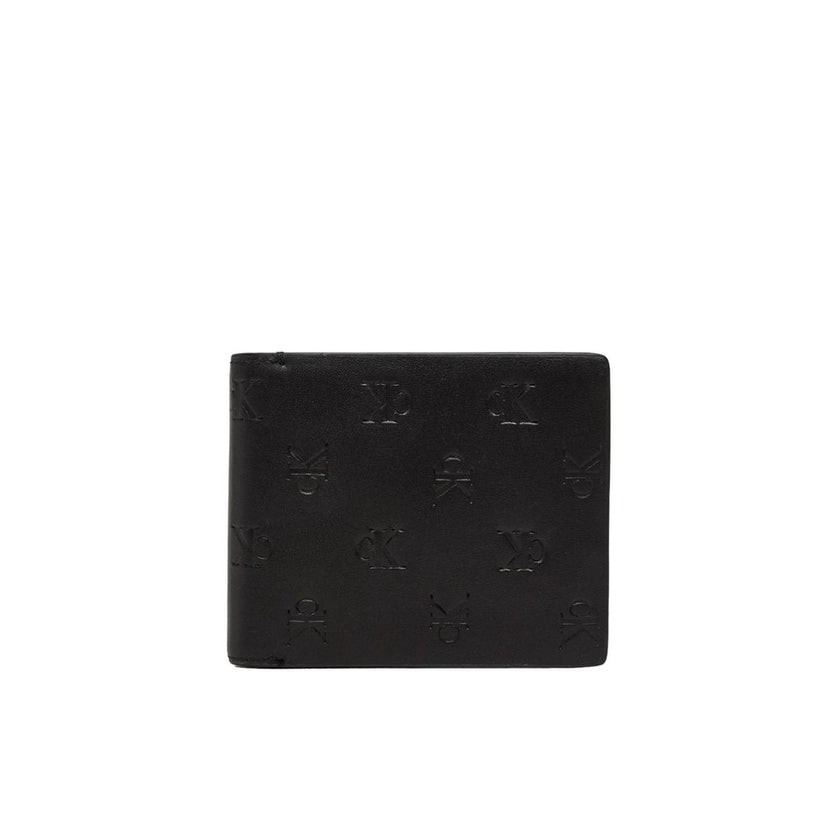 Black Leather WalletThe Calvin Klein Jeans AOP EMBOSS BIFOLD K50K512588 men’s wallet is a stylish and modern accessory, crafted entirely from high-quality leather. The bifold design without coin pocket ensures practicality and a slim profile, perfect for