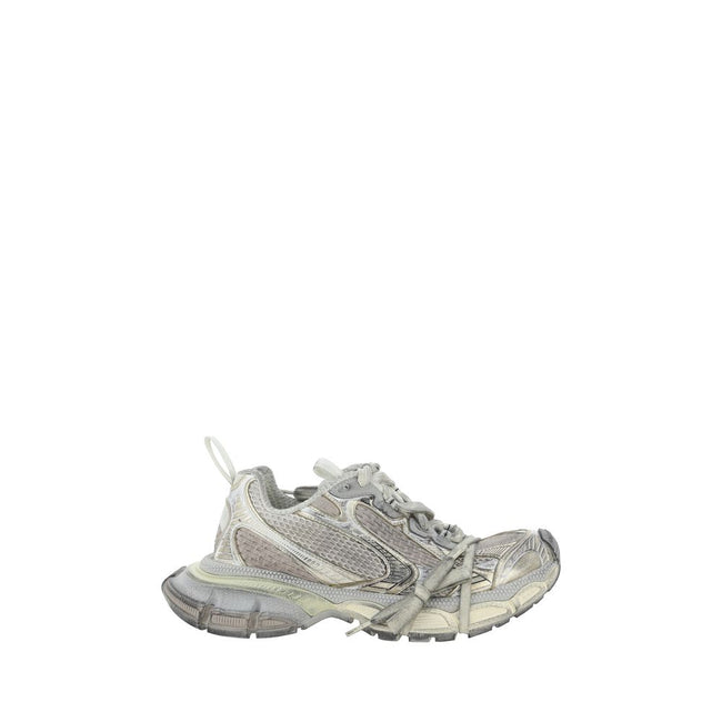 Multicolor Polyester Athletic Sneakers3XL Sneakers by Balenciaga, front closure via multiple laces, paneled mesh and mesh panels, textured chunky rubber sole, logo on sole and insole, double tongue closure, logo insole, reflective details, oversize design