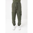Green Cotton Men's Tracksuit PantsElevate your casual ensemble with the sleek sophistication of Stone Island’s men’s tracksuit trousers. Crafted from 100% premium cotton for unmatched comfort, these trousers flaunt a fresh green hue that embodies the bold