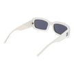 White Polyamide SunglassesGender Unisex Main color White Filter Category Three Extra No extra Frame color White Frame material Polyamide Lenses Color Grey Lenses Material Plastic Style Rectangle Lenses Effect No Extra Protection 100% UVA & UVB Lenses widt