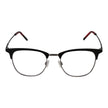 Black Stainless Steel Glasses (Frames)Gender Men Main color Black Filter Category None Extra No extra Frame color Black Frame material Stainless Steel Lenses Color Demo glasses Lenses Material Plastic Style Browline Lenses Effect No Extra Protection No UV