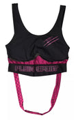 Black Fuchsia Logo Athlete Hannah Bra UnderwearPLEIN SPORT Gorgeous brand new with tags, 100% Authentic PLEIN SPORT womens sports bra underwear. Color: Black, Fuchsia Model: Sports bra Hook closure Logo details Made in ItalyBlack Fuchsia Logo Athlete Hann