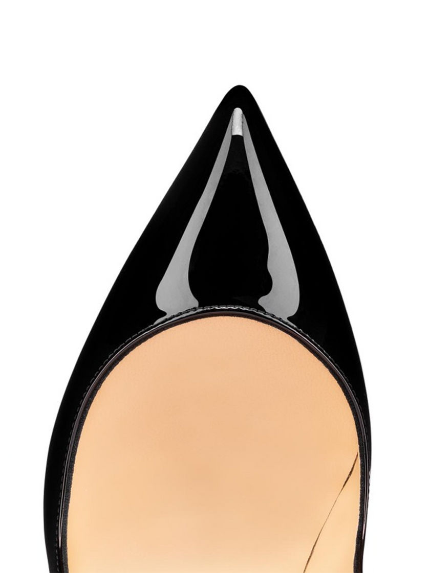 Black Patent Leather Hot Chick Pumps 100CHRISTIAN LOBOUTIN Gorgeous brand new with tags, Black Patent Leather Hot Chick Pumps Model: Hot chick Color: Black Material: 100% Patent Leather Logo details Made in Italy Collection: Carry Over Heel height: 10 cmB