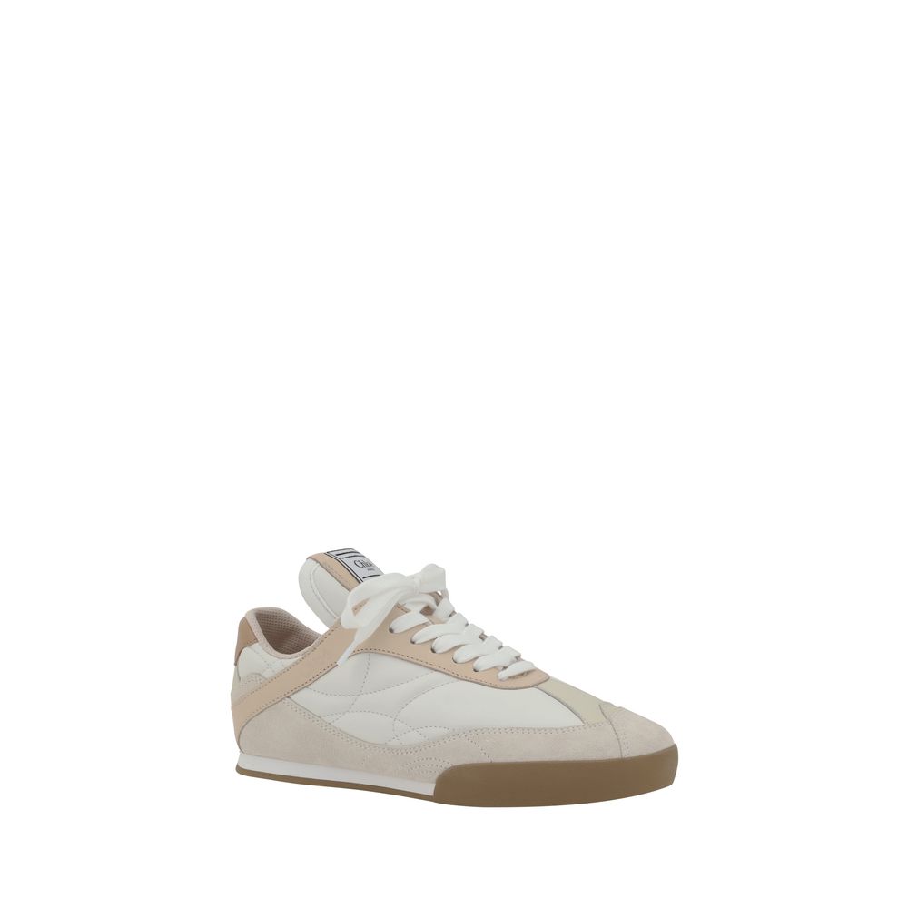 Multicolor Calf Leather Bos Taurus Low Top SneakersChloé’s leather Kick Sneakers combine style and comfort. They feature a round toe and a paneled design that creates a dynamic visual effect. Suede details add refined texture, while the front lace-up clos
