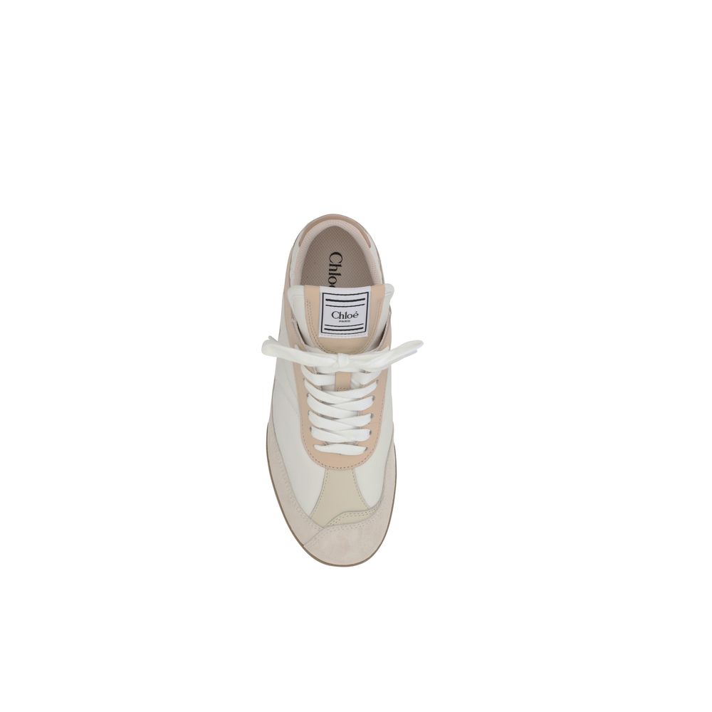 Multicolor Calf Leather Bos Taurus Low Top SneakersChloé’s leather Kick Sneakers combine style and comfort. They feature a round toe and a paneled design that creates a dynamic visual effect. Suede details add refined texture, while the front lace-up clos