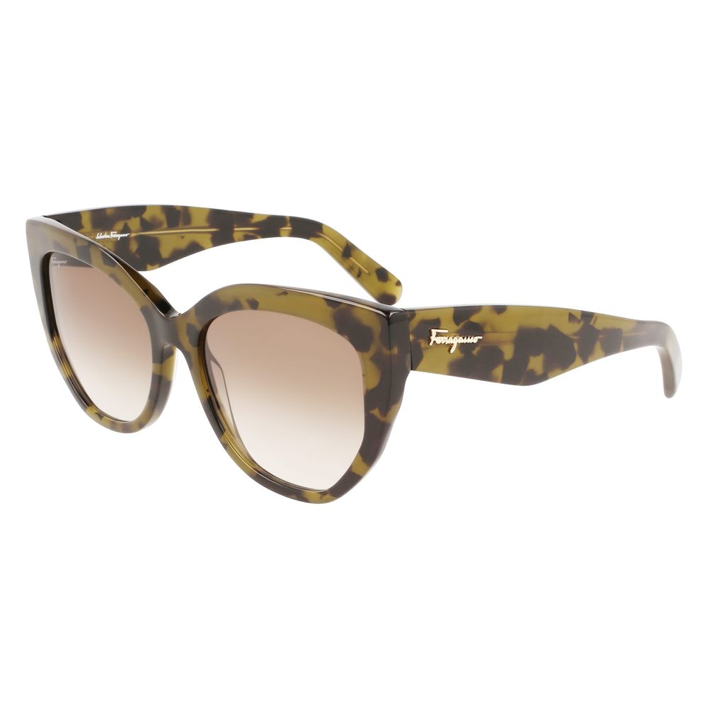 Brown Acetate SunglassesSUNGLASSES FERRAGAMO WOMEN SF1061S-246 (Lens/Bridge/Temple) 56/18/145 mm.Material: ACETATE.Colour: BROWN.Measures (Lens/Bridge/Temple): 56/18/145mm.BROWN.CATEGORY 2Brown Acetate Sunglasses${tagsFerragamoAulae Brown Acetate Sunglass
