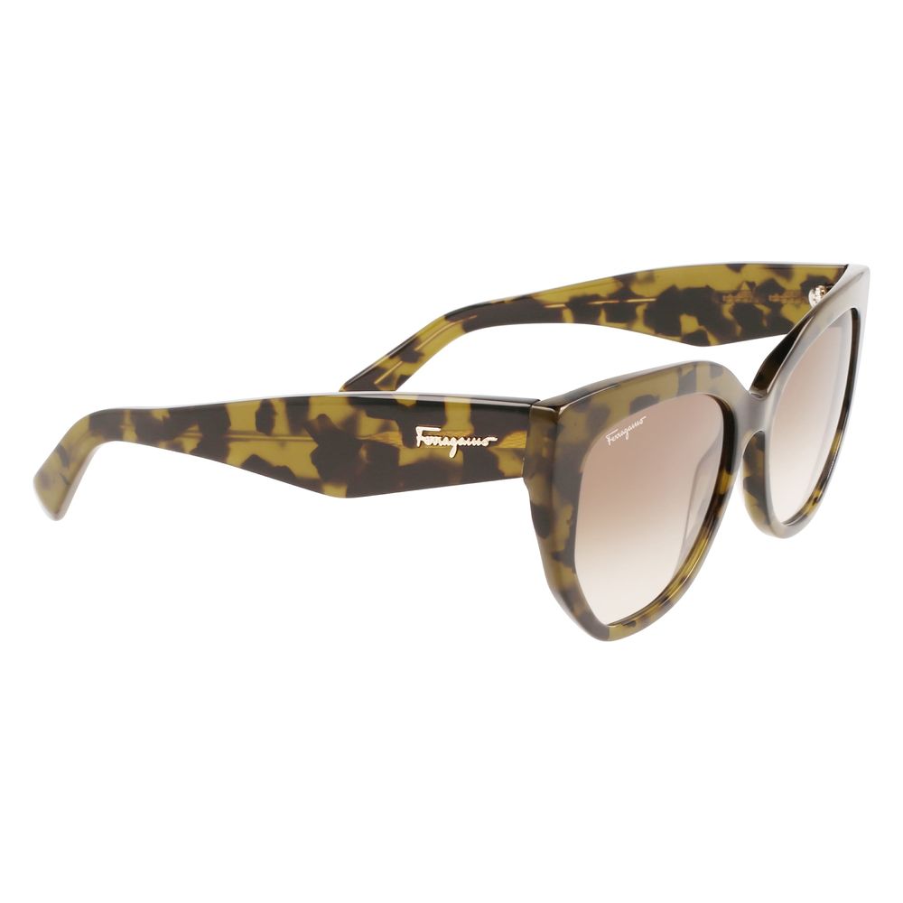 Brown Acetate SunglassesSUNGLASSES FERRAGAMO WOMEN SF1061S-246 (Lens/Bridge/Temple) 56/18/145 mm.Material: ACETATE.Colour: BROWN.Measures (Lens/Bridge/Temple): 56/18/145mm.BROWN.CATEGORY 2Brown Acetate Sunglasses${tagsFerragamoAulae Brown Acetate Sunglass