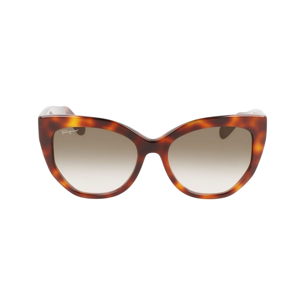 Brown Acetate SunglassesSUNGLASSES FERRAGAMO WOMEN SF1061S-240 (Lens/Bridge/Temple) 56/18/145 mm.Material: ACETATE.Colour: BROWN.Measures (Lens/Bridge/Temple): 56/18/145mm.BROWN.CATEGORY 2Brown Acetate Sunglasses${tagsFerragamoAulae Brown Acetate Sunglass