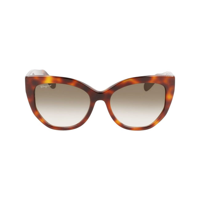 Brown Acetate SunglassesSUNGLASSES FERRAGAMO WOMEN SF1061S-240 (Lens/Bridge/Temple) 56/18/145 mm.Material: ACETATE.Colour: BROWN.Measures (Lens/Bridge/Temple): 56/18/145mm.BROWN.CATEGORY 2Brown Acetate Sunglasses${tagsFerragamoAulae Brown Acetate Sunglass