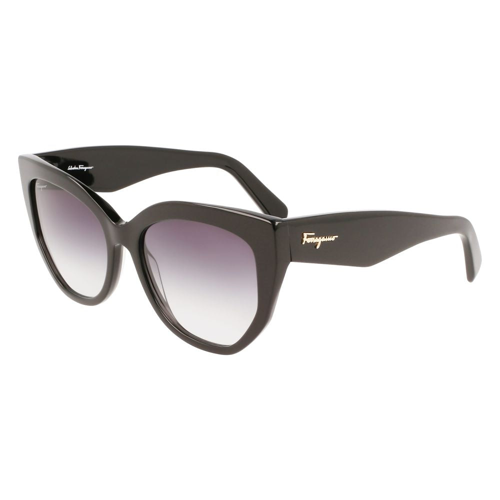 Black Acetate SunglassesSUNGLASSES FERRAGAMO WOMEN SF1061S-001 (Lens/Bridge/Temple) 56/18/145 mm.Material: ACETATE.Colour: BLACK.Measures (Lens/Bridge/Temple): 56/18/145mm.PURPLE.CATEGORY 3Black Acetate Sunglasses${tagsFerragamoAulae Black Acetate Sunglas