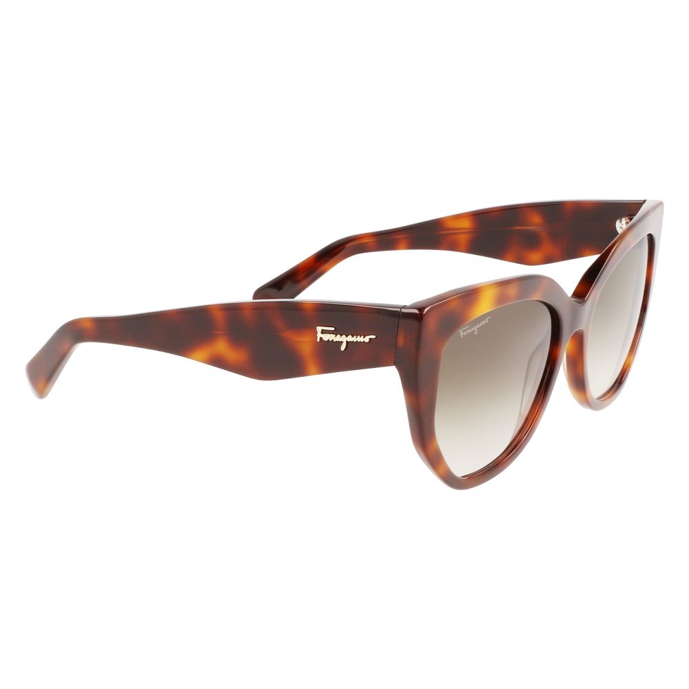 Brown Acetate SunglassesSUNGLASSES FERRAGAMO WOMEN SF1061S-240 (Lens/Bridge/Temple) 56/18/145 mm.Material: ACETATE.Colour: BROWN.Measures (Lens/Bridge/Temple): 56/18/145mm.BROWN.CATEGORY 2Brown Acetate Sunglasses${tagsFerragamoAulae Brown Acetate Sunglass