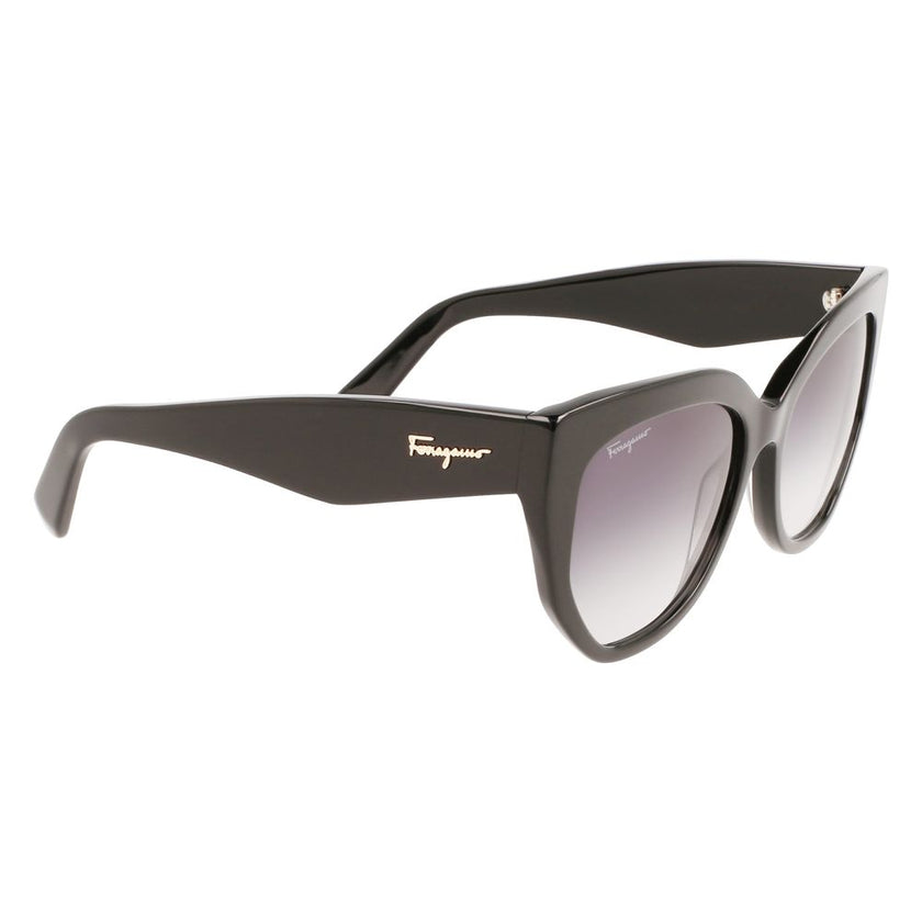 Black Acetate SunglassesSUNGLASSES FERRAGAMO WOMEN SF1061S-001 (Lens/Bridge/Temple) 56/18/145 mm.Material: ACETATE.Colour: BLACK.Measures (Lens/Bridge/Temple): 56/18/145mm.PURPLE.CATEGORY 3Black Acetate Sunglasses${tagsFerragamoAulae Black Acetate Sunglas