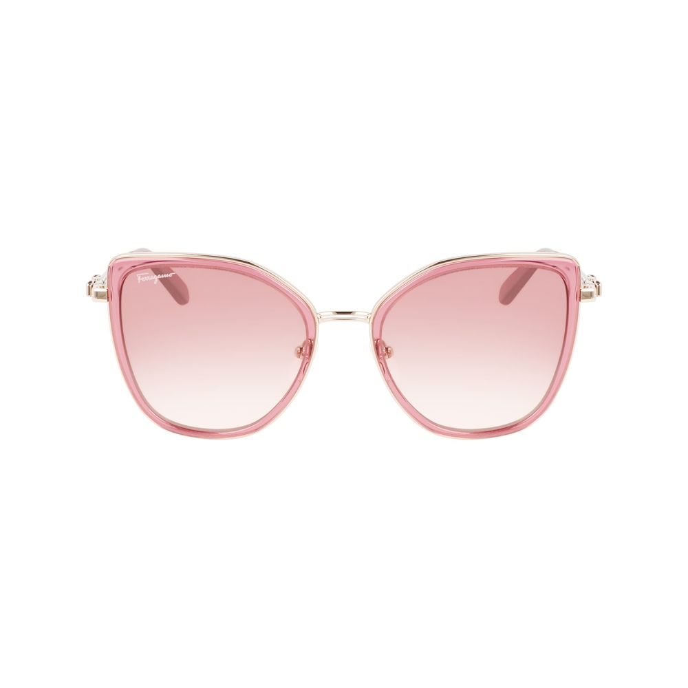 Multicolor Metal SunglassesSUNGLASSES FERRAGAMO WOMEN SF293S-774 (Lens/Bridge/Temple) 54/19/140 mm.Material: METAL.Colour: PINK.Measures (Lens/Bridge/Temple): 54/19/140mm.PINK.CATEGORY 2Multicolor Metal Sunglasses${tagsFerragamoAulae Multicolor Metal Sung