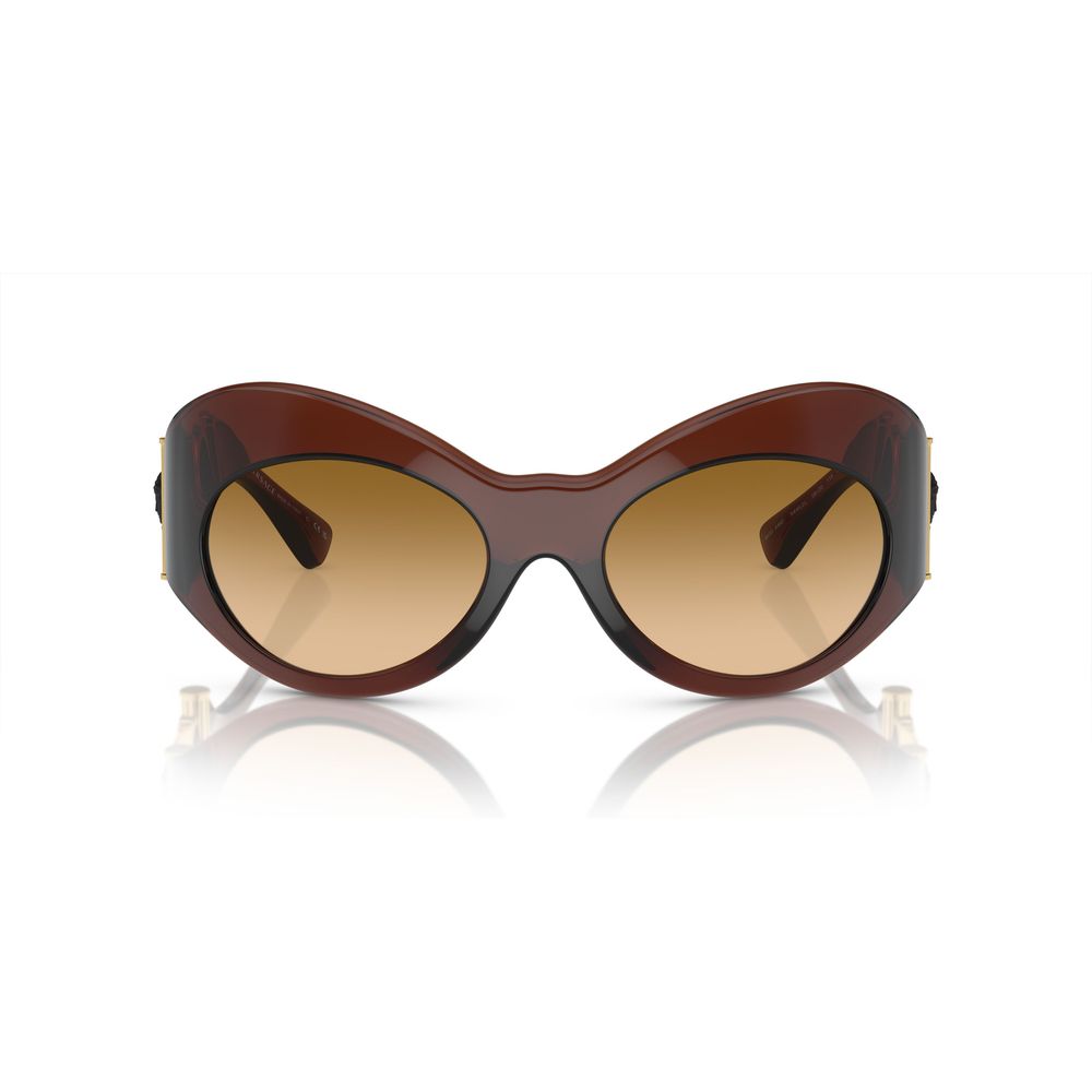 Brown Acetate SunglassesSUNGLASSES VERSACE WOMEN VE4462-54462L (Lens/Bridge/Temple) 58/21/145 mm.Material: ACETATE.Colour: BROWN.Measures (Lens/Bridge/Temple): 58/21/145mm.BROWN.CATEGORY 3Brown Acetate Sunglasses${tagsVersaceAulae Brown Acetate Sunglasses