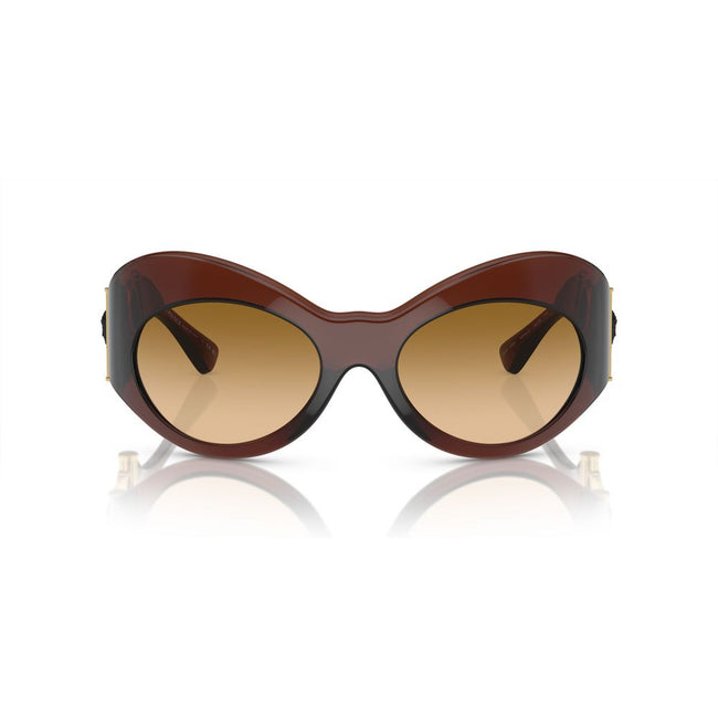 Brown Acetate SunglassesSUNGLASSES VERSACE WOMEN VE4462-54462L (Lens/Bridge/Temple) 58/21/145 mm.Material: ACETATE.Colour: BROWN.Measures (Lens/Bridge/Temple): 58/21/145mm.BROWN.CATEGORY 3Brown Acetate Sunglasses${tagsVersaceAulae Brown Acetate Sunglasses