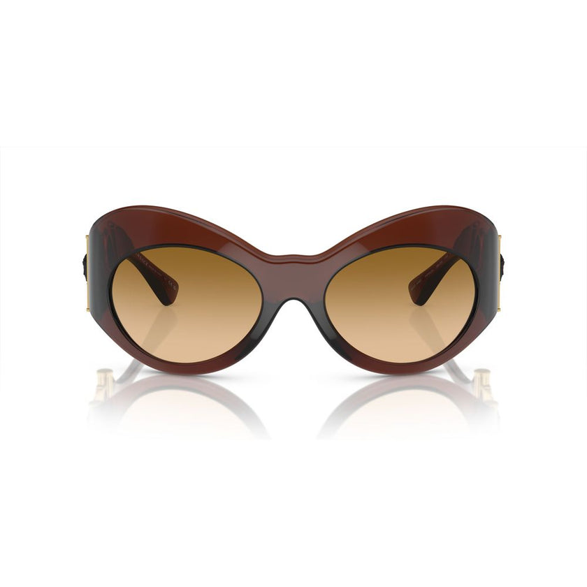 Brown Acetate SunglassesSUNGLASSES VERSACE WOMEN VE4462-54462L (Lens/Bridge/Temple) 58/21/145 mm.Material: ACETATE.Colour: BROWN.Measures (Lens/Bridge/Temple): 58/21/145mm.BROWN.CATEGORY 3Brown Acetate Sunglasses${tagsVersaceAulae Brown Acetate Sunglasses