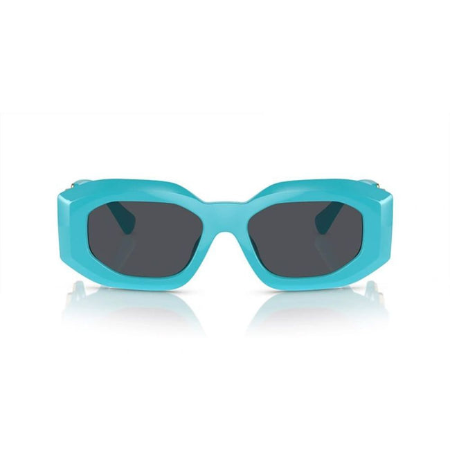 Blue Acetate SunglassesSUNGLASSES VERSACE WOMEN VE4425U543987 (Lens/Bridge/Temple) 54/21/145 mm.Material: ACETATE.Colour: BLUE.Measures (Lens/Bridge/Temple): 54/21/145mm.GREY.CATEGORY 3Blue Acetate Sunglasses${tagsVersaceAulae Blue Acetate Sunglasses Vers