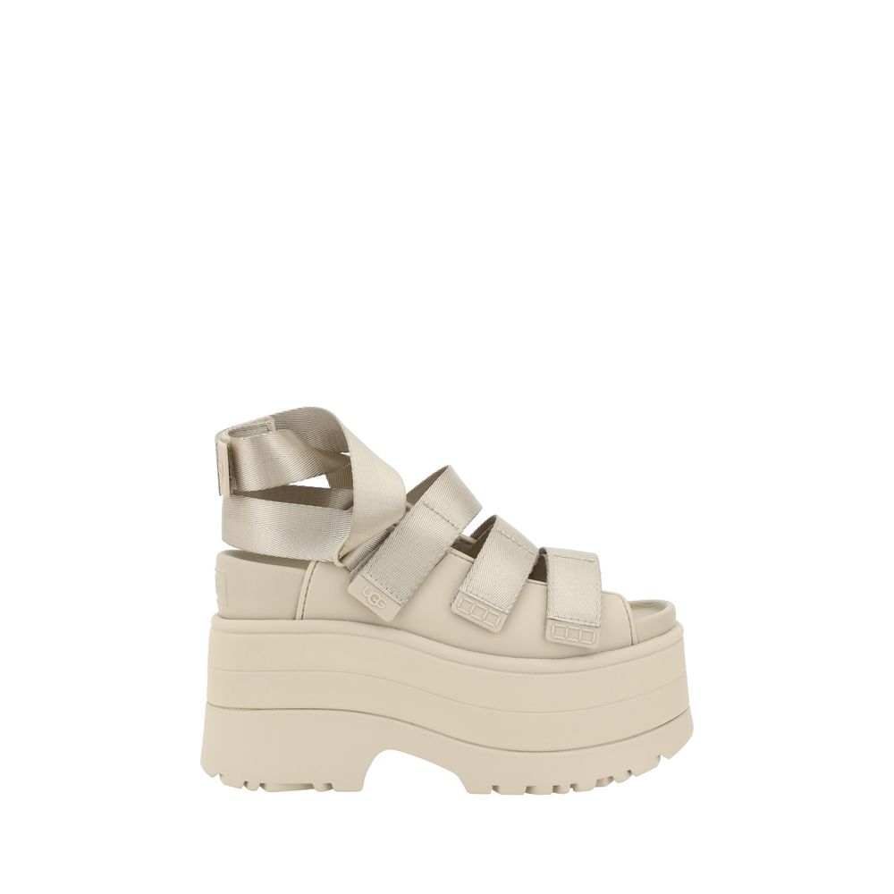 Goldenrise Leather Sandals with Adjustable Straps