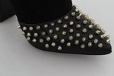 Black Suede Studded Heels Ankle Boots ShoesPHILLIP PLEIN Gorgeous brand new with tags, 100% Authentic PHILLIP PLEIN Shoes. Model: Ankle pointed toes skinny heels boots Material: 100% Suede Colour: Black Studded Leather sole Zipper opening on the side Logo