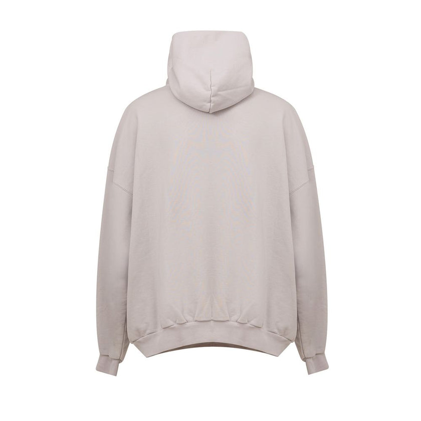 Gray Cotton SweatshirtUnisex Oversized Hoodie ‘Beverly Hills’ Balenciaga. In off white cotton, front pocket with side inserts, contrasting logo embroidery on the side, oversized fit. Composition: 100% Cotton Internal SKU: 25MAR85 Brand SKU: 739024TQVS7Gra