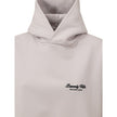 Gray Cotton SweatshirtUnisex Oversized Hoodie ‘Beverly Hills’ Balenciaga. In off white cotton, front pocket with side inserts, contrasting logo embroidery on the side, oversized fit. Composition: 100% Cotton Internal SKU: 25MAR85 Brand SKU: 739024TQVS7Gra