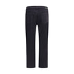 Black Cotton Straight-Leg JeansSaint Laurent’s cotton Long Mick Jeans are a stylish essential made from soft cotton. They feature a straight style that offers a straight and comfortable fit, ideal for a casual yet refined look. The front button closure ad
