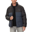 Blue Recycled Polyamide Jackets & CoatDiscover the Calvin Klein Jeans NON DOWN BLOCKING PU J30J325584 men’s puffer jacket, made from 100% recycled polyamide, a sustainable and stylish choice for your winter wardrobe. This puffer jacket features a modern a