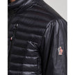 Black Polyamide Men JacketElevate your outerwear collection with the ultrachic Moncler Grenoble jacket. Engineered for both style and warmth, this sophisticated high-necked jacket features a sleek front zipper closure that seamlessly leads into its plush,