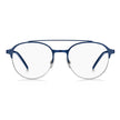 Blue Metal Glasses (Frames)GLASSES HUGO MAN HG-1156-KU0 (Lens/Bridge/Temple) 53/19/145 mm.Material: METAL.Colour: Mtbluruth.Measures (Lens/Bridge/Temple): 53/19/145mm..Blue Metal Glasses (Frames)${tagsHugo BossAulae Blue Metal Glasses (Frames) Hugo BossAu