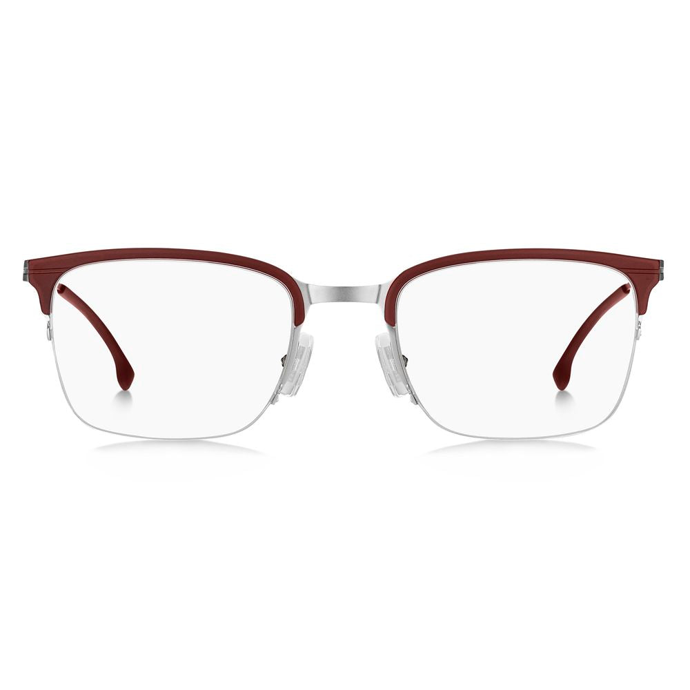 Burgundy Metal Glasses (Frames)GLASSES BOSS MAN BOSS-1244-GJ2 (Lens/Bridge/Temple) 55/22/150 mm.Material: METAL.Colour: Red Burgu.Measures (Lens/Bridge/Temple): 55/22/150mm..Burgundy Metal Glasses (Frames)${tagsHugo BossAulae Burgundy Metal Glasses (Frame