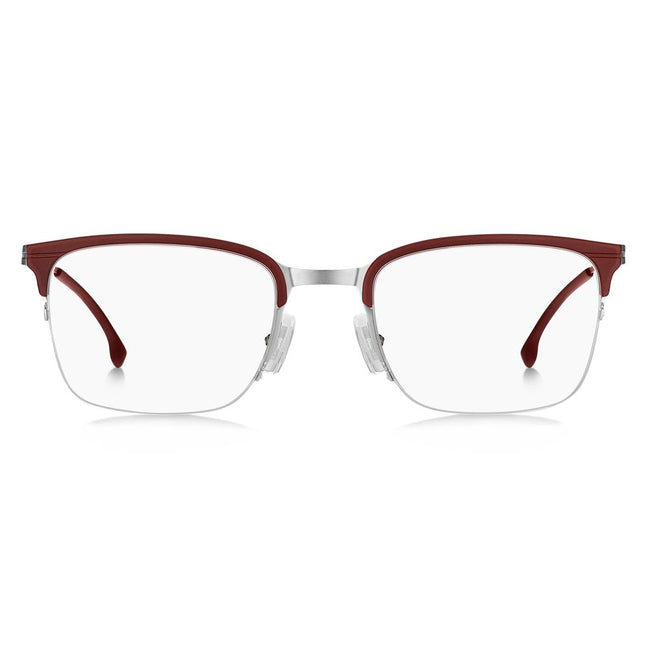 Burgundy Metal Glasses (Frames)GLASSES BOSS MAN BOSS-1244-GJ2 (Lens/Bridge/Temple) 55/22/150 mm.Material: METAL.Colour: Red Burgu.Measures (Lens/Bridge/Temple): 55/22/150mm..Burgundy Metal Glasses (Frames)${tagsHugo BossAulae Burgundy Metal Glasses (Frame