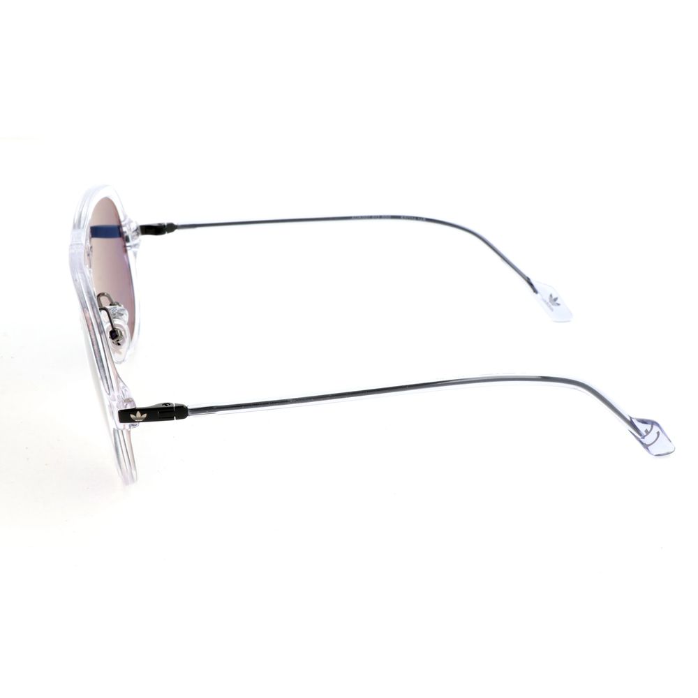 Transparent Synthetic Sunglasses with Blue Lens Filter
