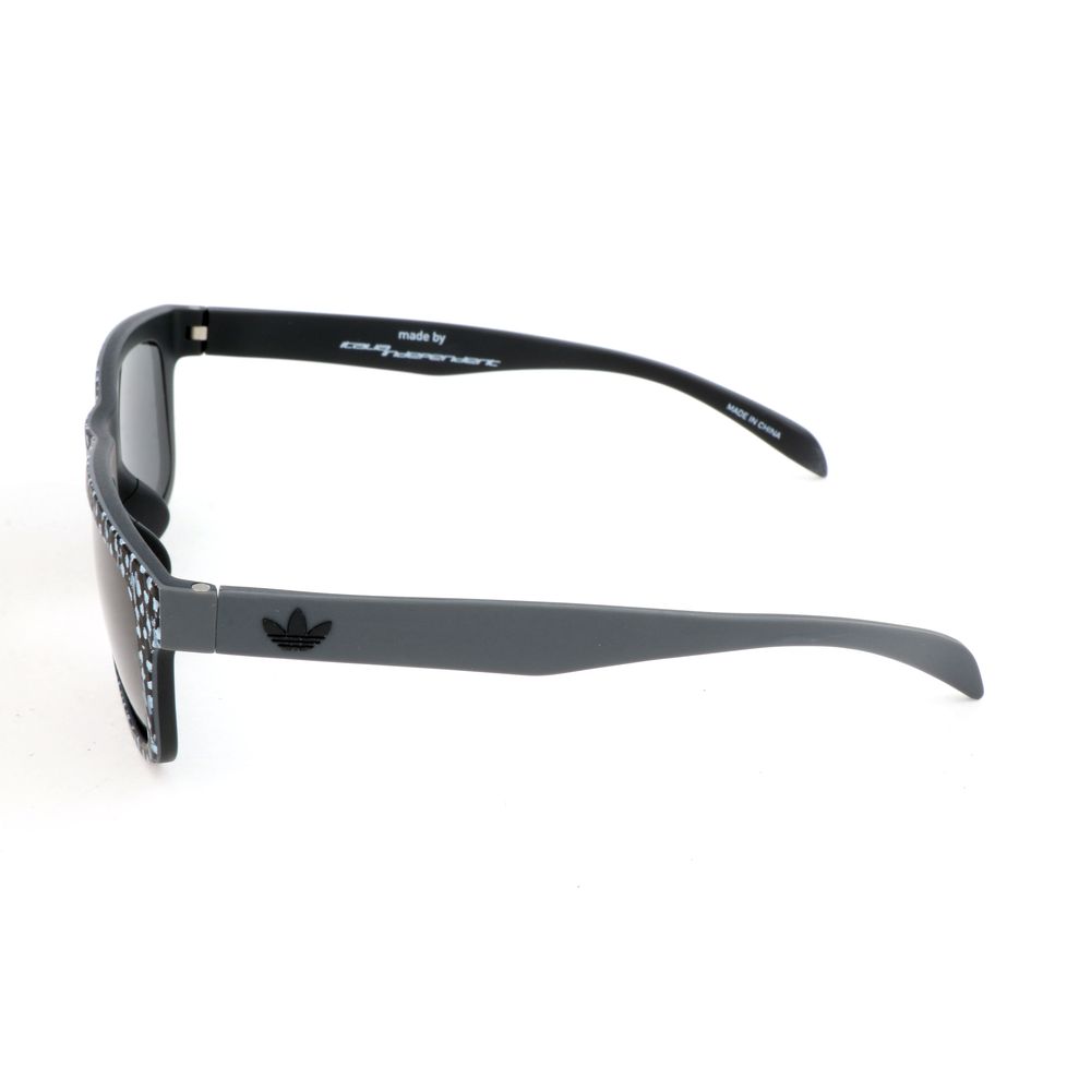 Black Synthetic Sunglasses with Gray Accents
