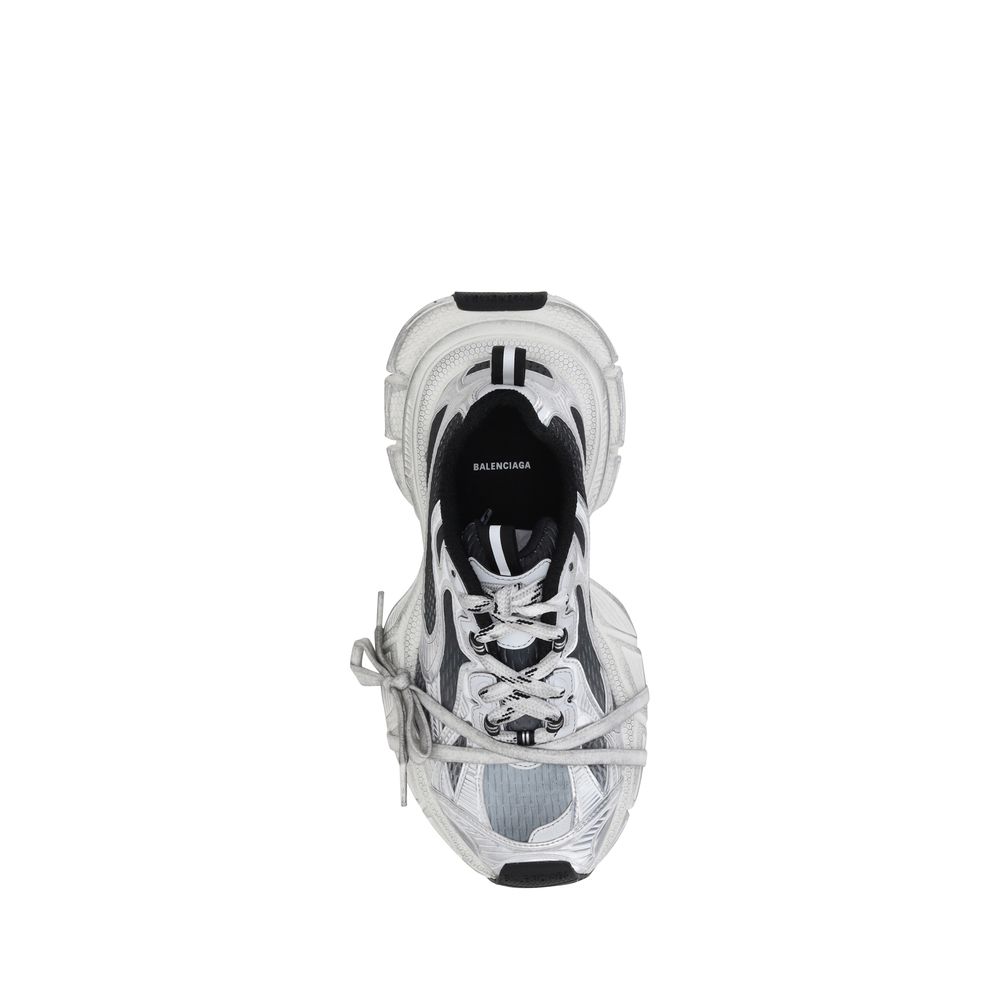 Multicolor Synthetic Athletic Sneakers with Logo Detail