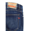 Blue Cotton 2019 D-strukt JeansThe 2019 D-Strukt cotton Jeans from Diesel offer a contemporary and versatile look. The straight five-pocket design ensures comfort and practicality, with a front button and zipper closure for a secure fit. Belt loops on the