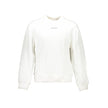 White Cotton Men SweaterElevate your wardrobe with the timeless sophistication of this Calvin Klein sweatshirt. Perfect for a stylish gent, it features a sleek white hue adorned with a bold print and the iconic Calvin Klein logo. Crafted with premium cott