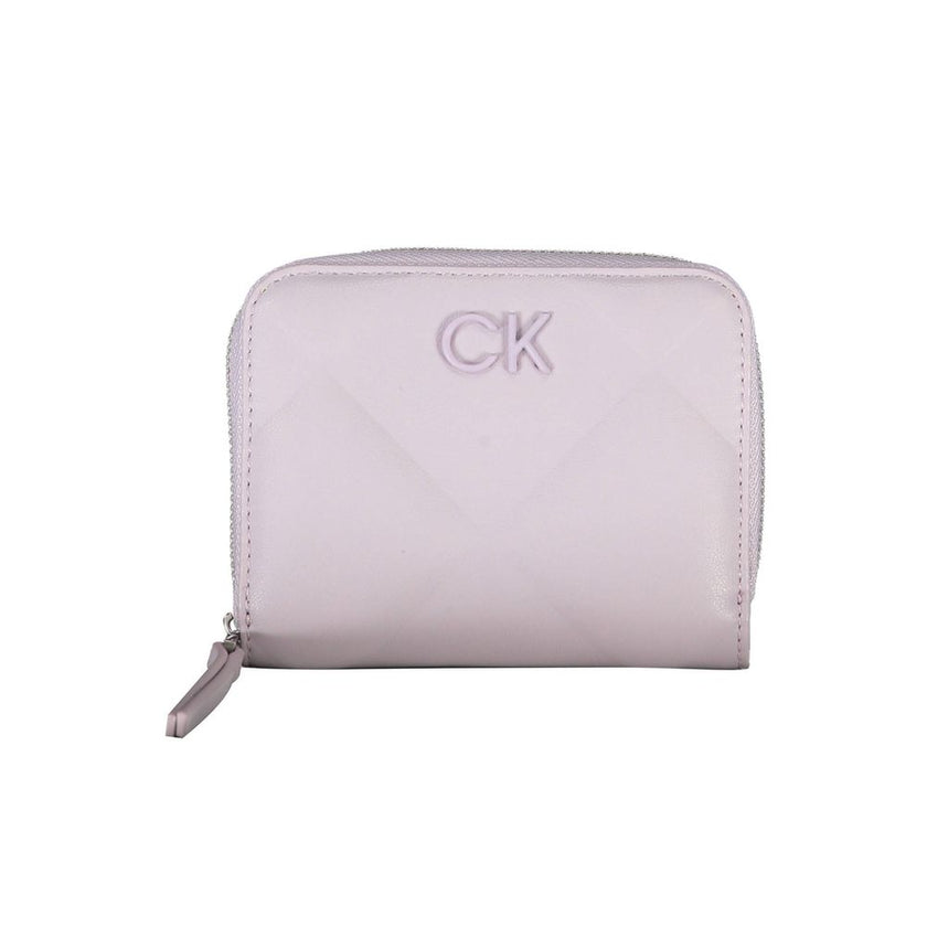 Purple Polyester Women WalletStep into the realm of sophistication with this chic Calvin Klein wallet, where functionality meets elegance. Designed for the modern trendsetter, the wallet features dual compartments, a secure coin purse, and ample space for